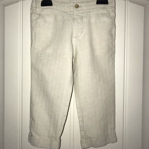 EUC! Janie and Jack Linen Blend Slacks 18-24 Mos